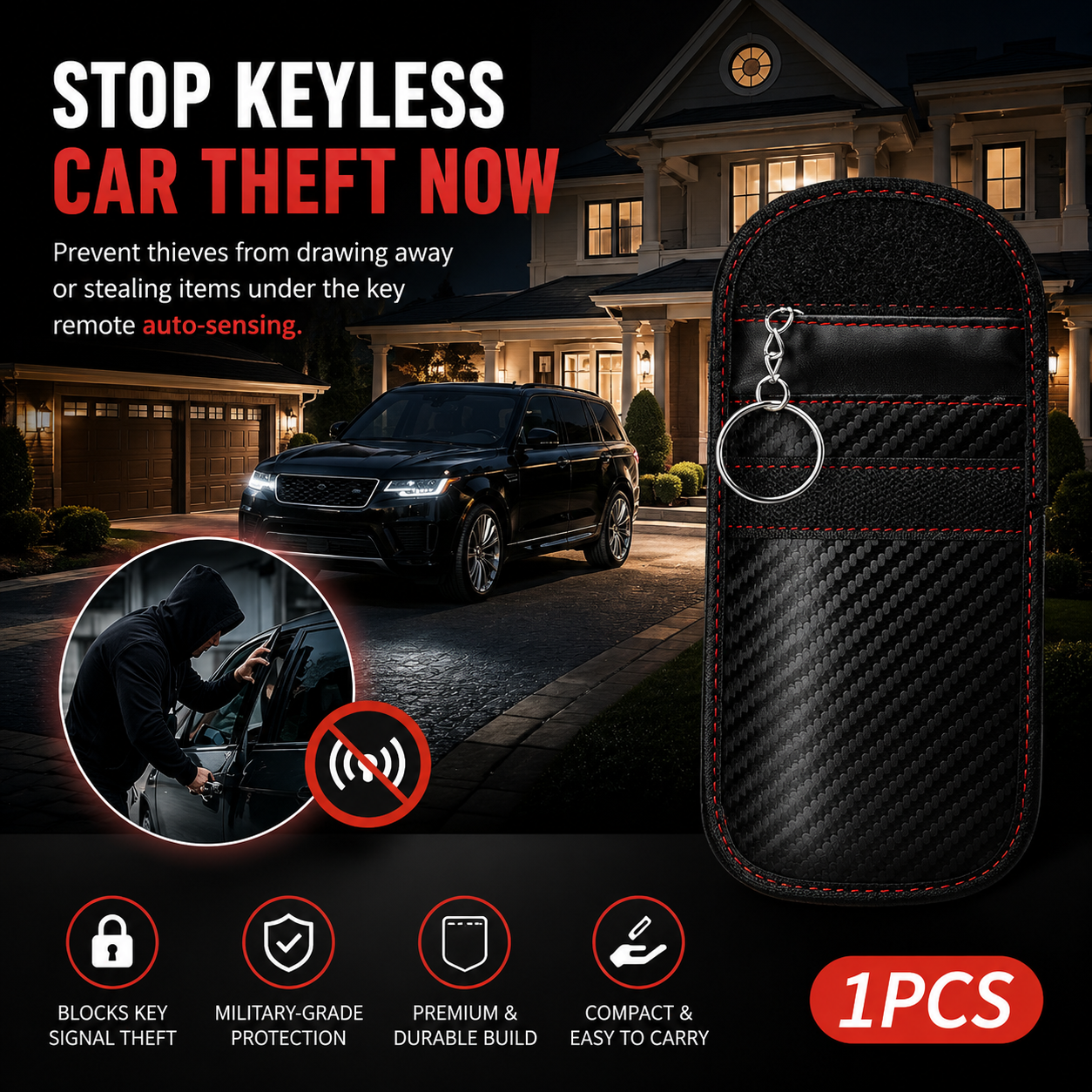 KeyGuard™ Anti Wireless Cloning Theft Pouch – Protect Your Car Keys