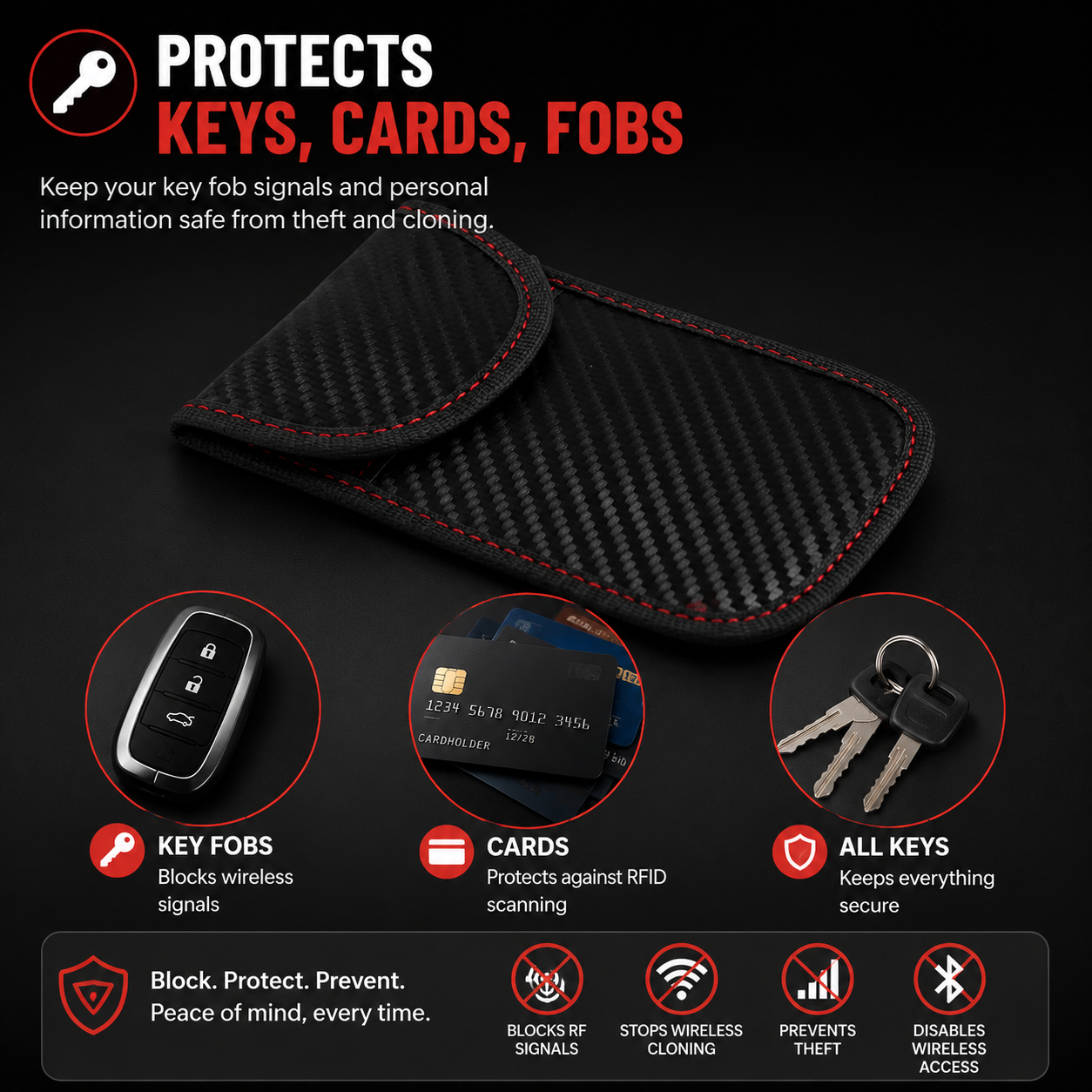 KeyGuard™ Anti Wireless Cloning Theft Pouch – Protect Your Car Keys