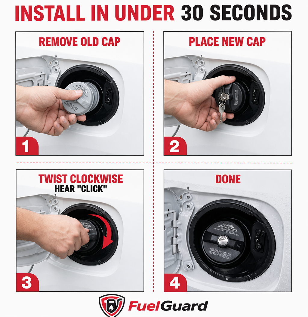 FuelGuard™ Locking Gas Cap – Keep Your Petrol Safe