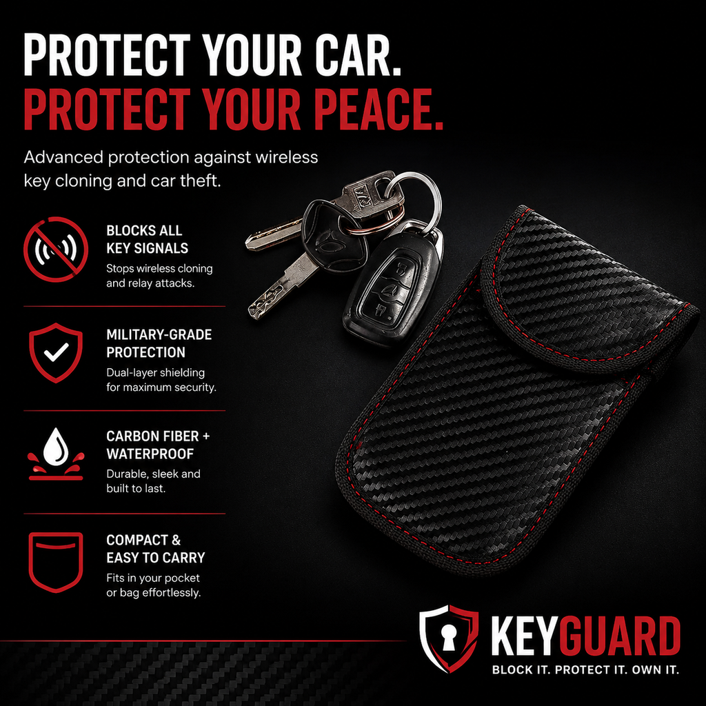 KeyGuard™ Anti Wireless Cloning Theft Pouch – Protect Your Car Keys
