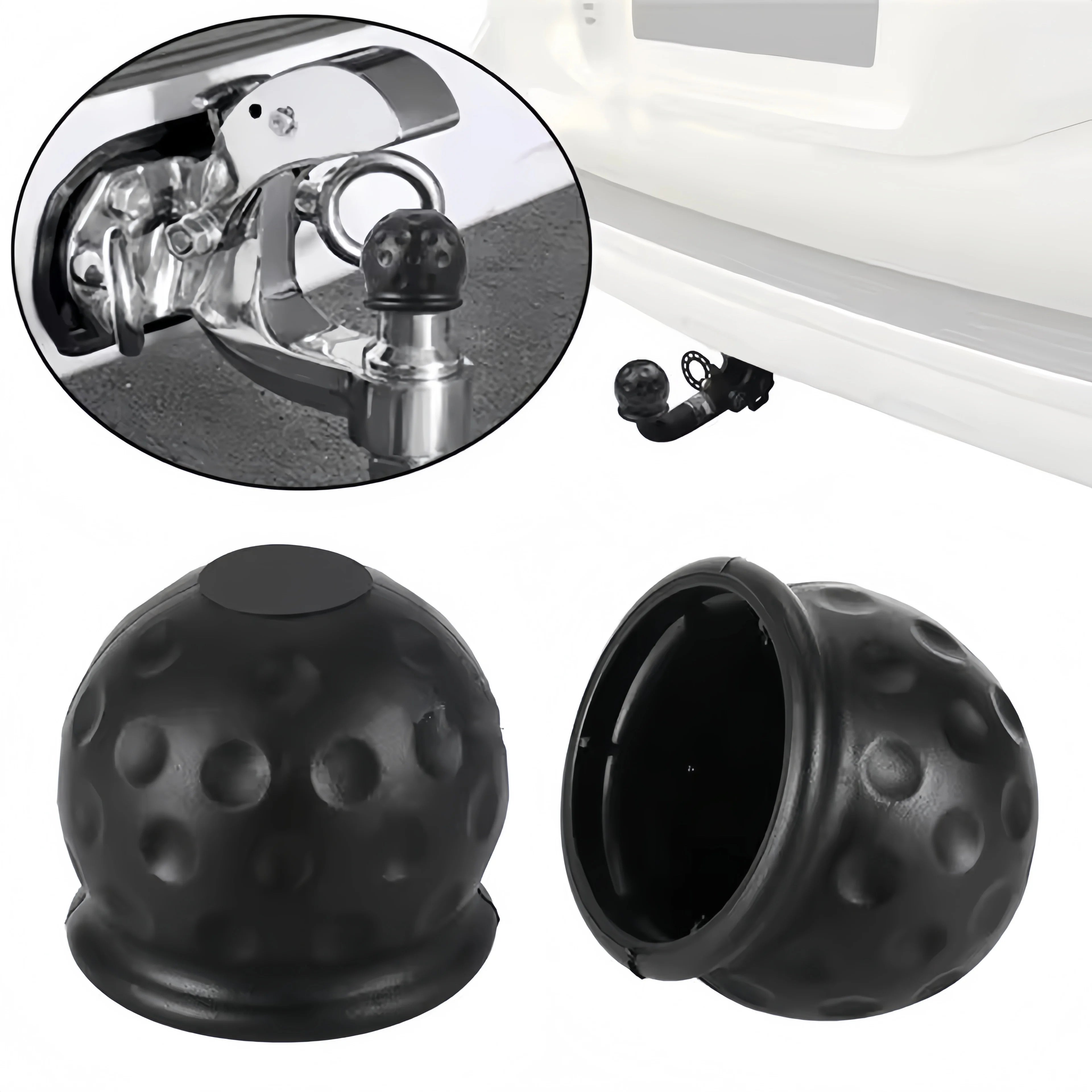 Heavy-Duty Tow Ball Protection Cover (Universal 50mm Fit)